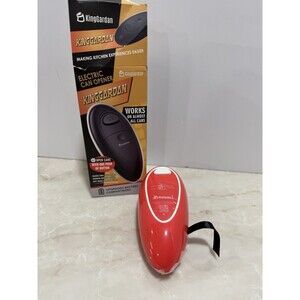 KingGardán One Touch Electric Can Opener Hands-Free, Smooth Edge, Battery NIB